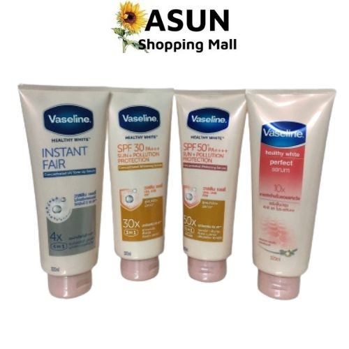 [Hcm]Sữa Dưỡng Thể Vaseline 10X 30X Tuýp 320Ml Dưỡng Trắng Chống Nắng Hiệu Quả