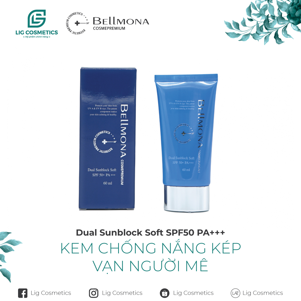 Dual Sun Block Soft Spf50/Pa+++