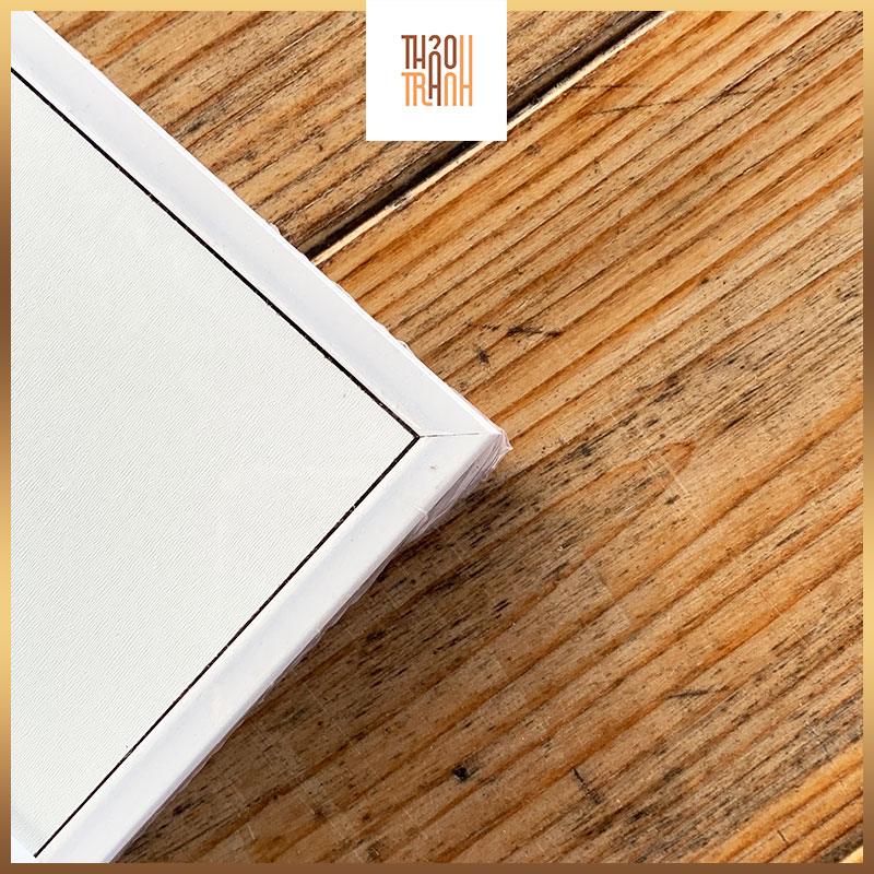 Toan Vẽ Tranh Ván Gỗ 20x20cm Đóng Sẵn Khung Phôi Vẽ Tranh Treo Tường Nhiều màu - vẽ màu nước acrylic