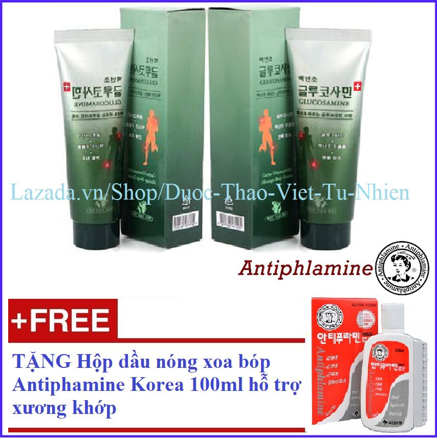 Bộ 2 Dầu Lạnh 150ml Hàn Quốc + Tặng Dầu nóng xoa bóp/massage 100ml hỗ trợ xương khớp