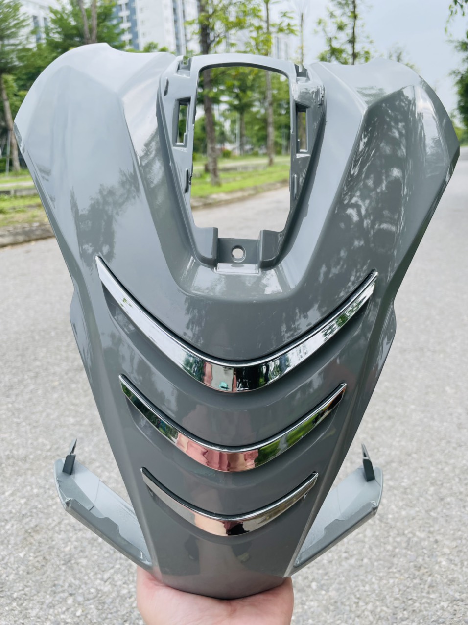 Mặt Nạ Vision 3 sọc Xe Máy Honda VISION 2021-&gt; VISION 2023 - nhựa ABS cao cấp