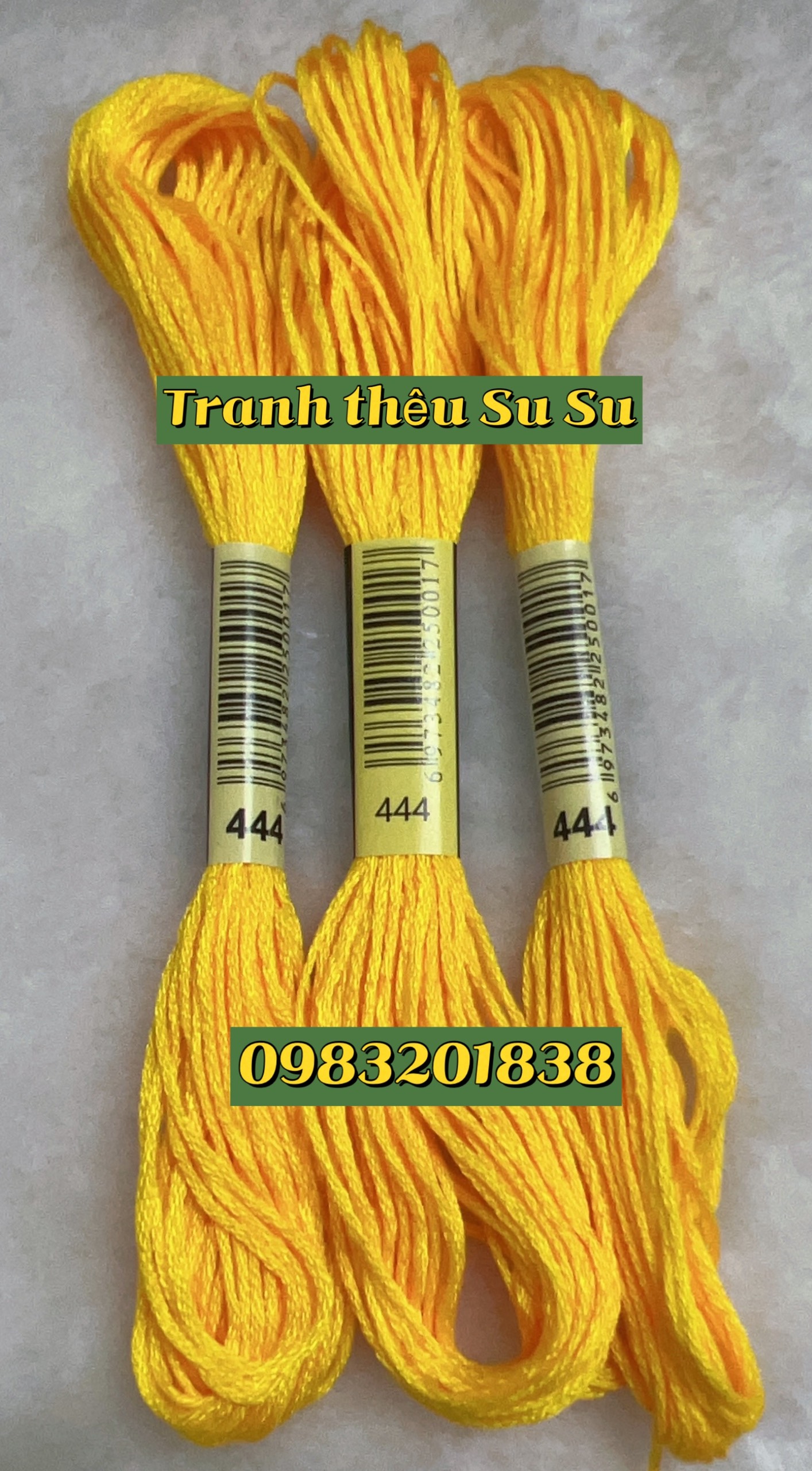 Chỉ thêu cotton mã chuẩn theo DMC mã chỉ từ 400 đến 498 (giá 1 tép)