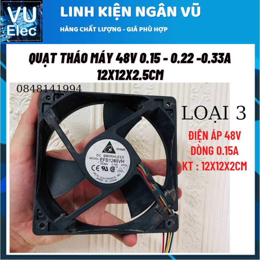 Quạt hút mùi  quạt thông gió  quạt hút gió DC48V cực mạnh 3 cánh