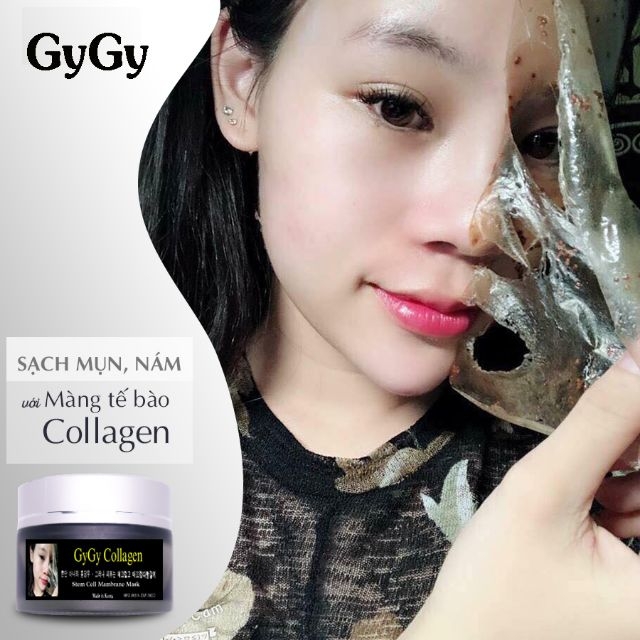 [Hcm]Mặt Nạ Tế Bào Gốc Collagen Trắng Da Mờ Thâm Sạm Nám Sạch Mụn Gygy