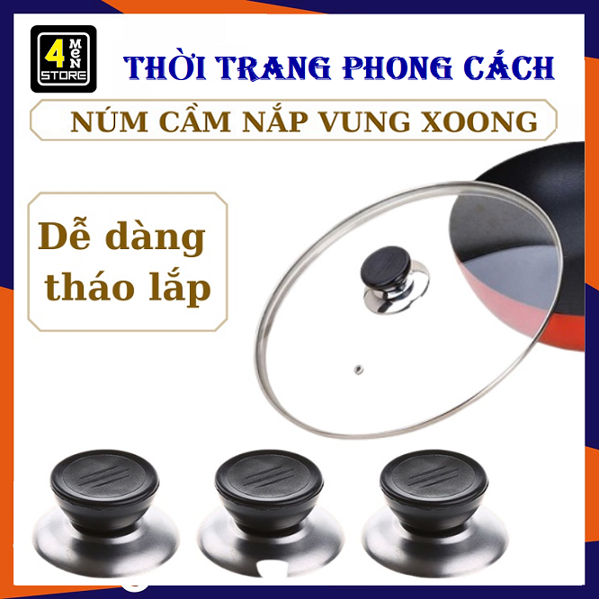 Tay Cầm Gắn Thay Thế Cho Quai Nồi Xoong  Chống Nóng Tháo Rời Được Tiện Lợi