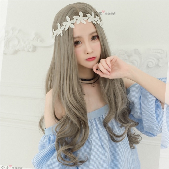 [HCM]Tóc giả nữ phong cách Âu Mỹ kèm lưới TT269