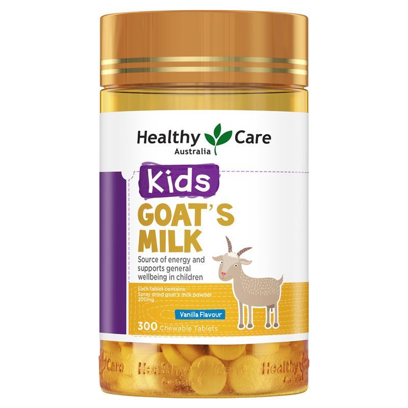 [Hcm]Kẹo Sữa Dê Úc Healthy Care Goats Milk 300 Viên