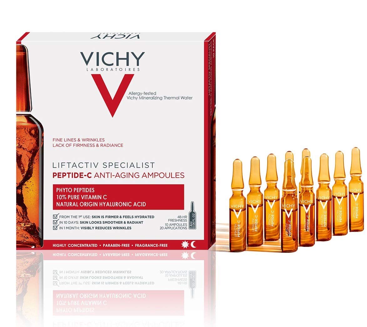 Vichy Dưỡng Chất Cô Đặc Giảm Nếp Nhăn Tưới Trẻ Làn Da Liftactiv Specialist Peptide - C Anti - Ageing (1.8Ml X 10 Ống)