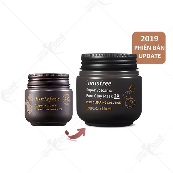 Mặt Nạ Đất Sét Innisfree Super Volcanic Pore Clay Mask 2X