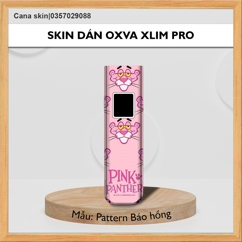 Miếng dán skin cana báo hồng cho xlim v2/xlim SE / favostix / xtal pro / feelin...