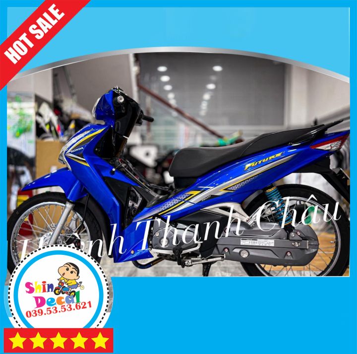 [FreeShip] [] Tem rời Future 125i - Mẫu xám vàng