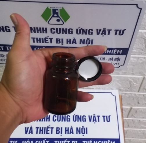 Lọ Thủy Tinh Lưu Trữ Mẫu Hóa Chất Miệng Rộng 120Ml