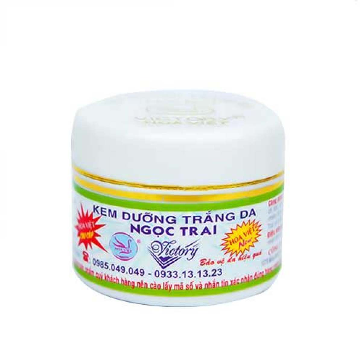 [Hcm]Kem Dưỡng Trắng Da Ngọc Trai Victory 15G (Kem Sệt)