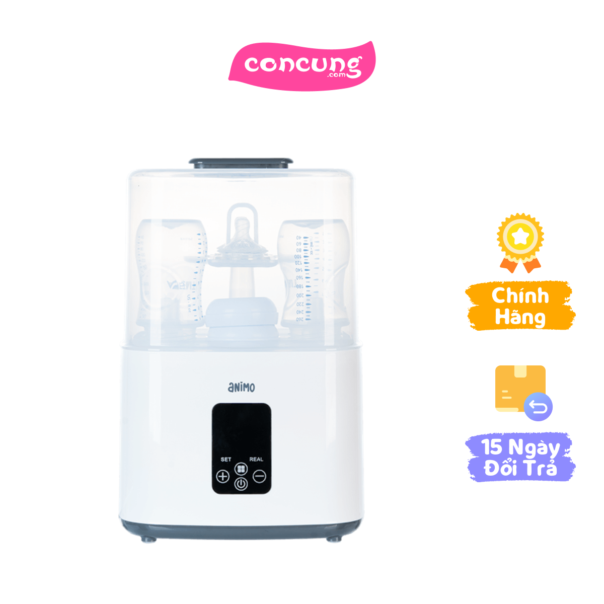 Máy tiệt trùng sấy khô và hâm sữa đa năng Animo (HB-321EB)