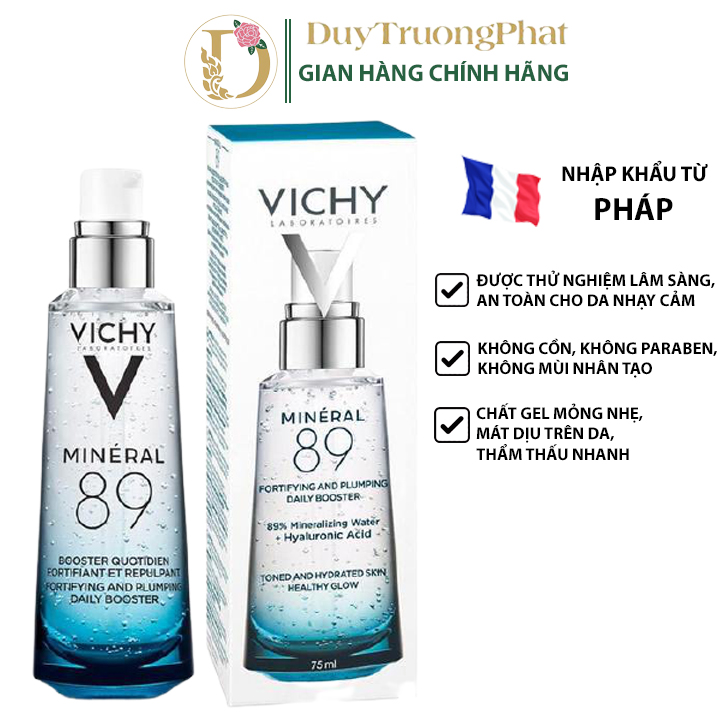 [Hcm]Dưỡng Chất Tinh Chất Khoáng Phục Hồi Chuyên Sâu Vichy Mineral 89 Serum Dưỡng Dưỡng Ẩm 75Ml Dành Cho Mọi Loại Da Vichy Chính Hãng Giá Tốt Nhất Việt Nam