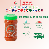 Ớt Bằm ChiliCa Có Tỏi 212g - Lên Men Tự Nhiên Không Chất Điều Vị Không Hương Liệu Không Phẩm Màu