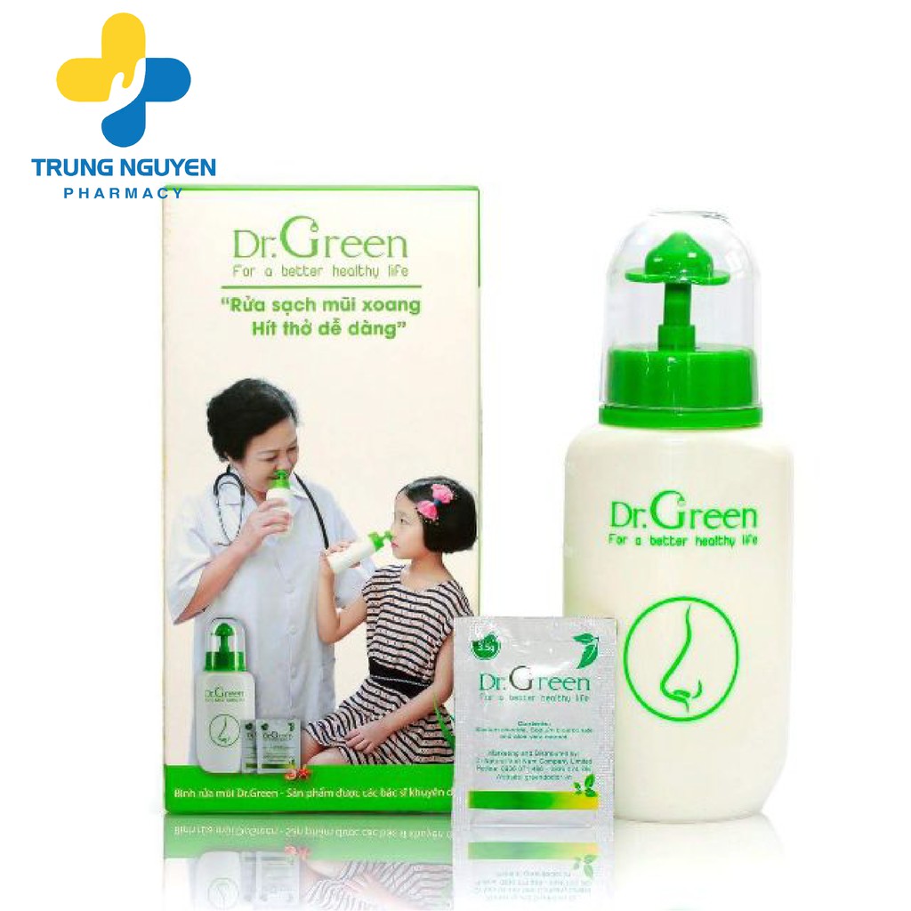 [Hcm]Dr.green Bộ Dụng Cụ Rửa Mũi Xoang