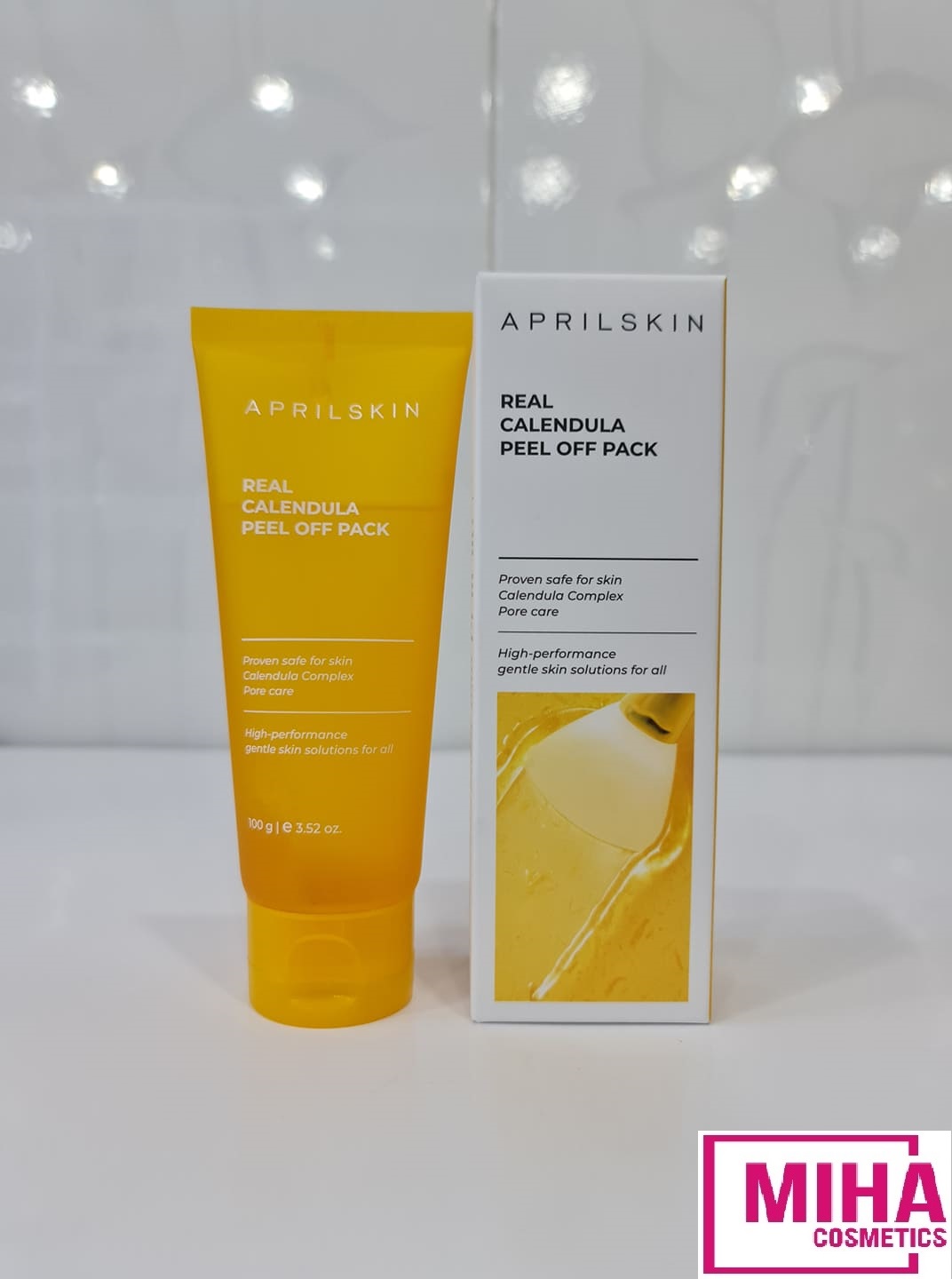 [HCM]Mặt Nạ Lột Tẩy Tế Bào Chết APRILSKIN Real Calendula Peel Off Pack 100g Hàn Quốc