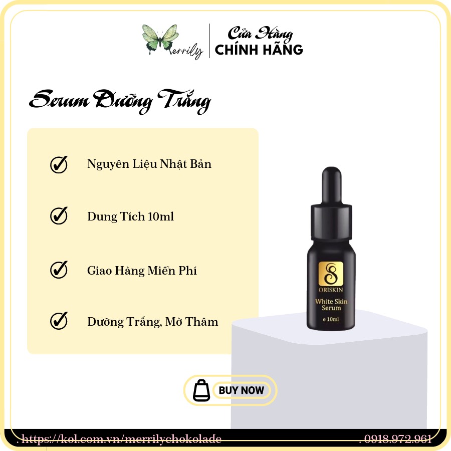 [HCM]Serum Phục Hồi Dưỡng Trắng Da Oriskin White Skin Serum ( Mini 10ml )