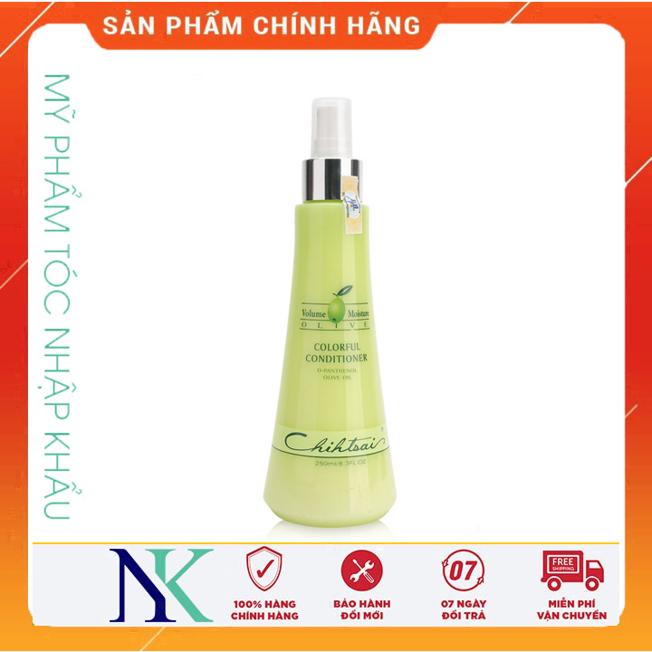 [Hcm]Xịt Dưỡng Tóc Chihtsai Olive Colorful 250Ml