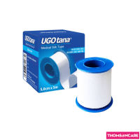 Băng dính cuộn vải lụa y tế Ugotana Tanaphar độ dính cao dễ xé băng keo mềm sơ cứu vết thương