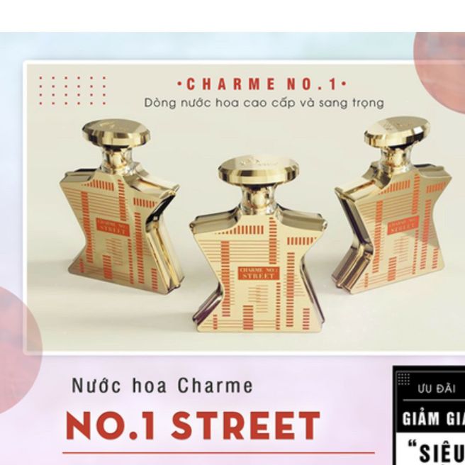 Nước Hoa Cha.mer No1 Stress 100Ml( Tặng Quà)