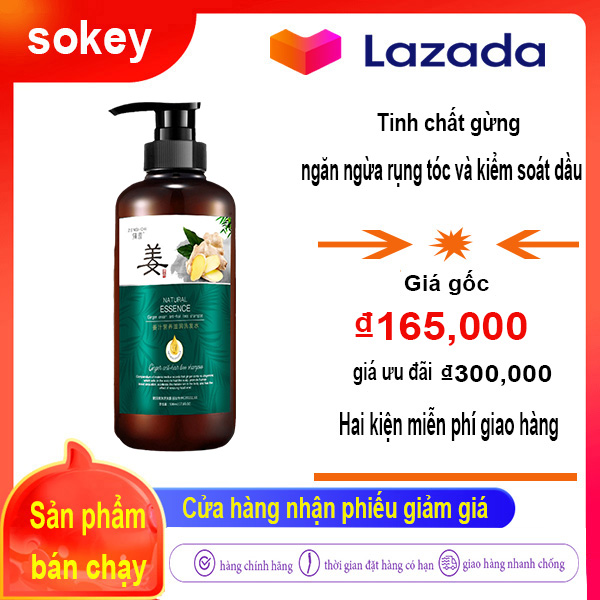 Dầu Gội Chống Rụng Tóc 500Ml] Tinh Chất Có Tác Dụng Kích Thích Mọc Tóc Làm Sạch Và Loại Bỏ Dầu Nước Gừng Và Gàu Nam Và Nữ Đều Dùng Được.