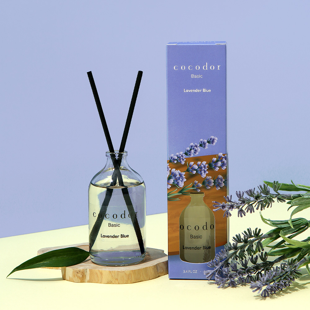 Tinh dầu thơm phòng Cocodor xuất xứ Hàn Quốc Basic Reed Diffuser 100ml | Lavender Blue