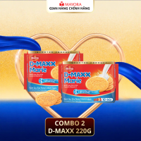 Combo 2 Bánh quy sữa mới D-MAXX Marie – Gói  220G (10 Gói x 22g)