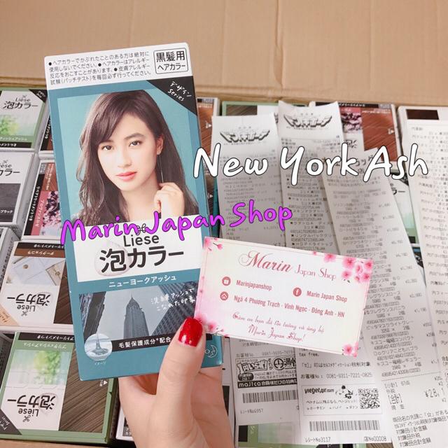 (Chuẩn Auth+video mua hàng)Thuốc nhuộm tóc dạng bọt của Kao Liese Prettia Nhật Bản
