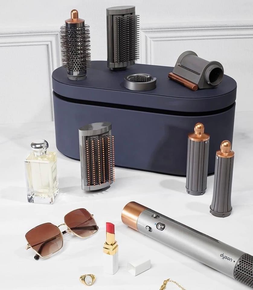 Máy Tạo Kiểu Tóc Dyson Airwrap HS05, Nickel/Fuchsia, 1300W, 4 Cài Đặt Nhiệt Độ, 3 Cài Đặt Tốc Độ