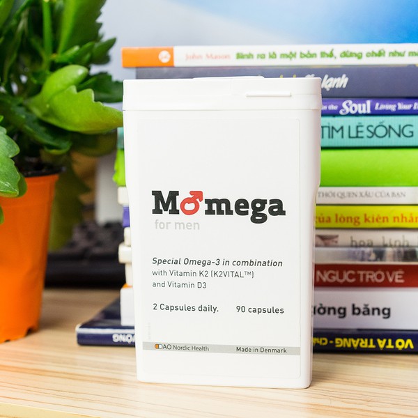 [ NHẬP KHẨU ĐAN MẠCH] Hộp 90 viên Momega For Men-giúp điều hòa nhịp tim giảm tối đa nguy cơ dẫn đến các bệnh tim mạch đột quỵ. Giúp tăng sức đề kháng bảo vệ hệ miễn dịch hỗ trợ hệ xương khớp