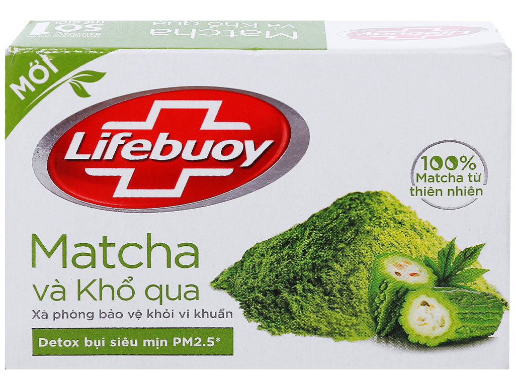 Xà phòng bảo vệ khỏi vi khuẩn Lifebuoy matcha và khổ qua 90g – LBMC90G01