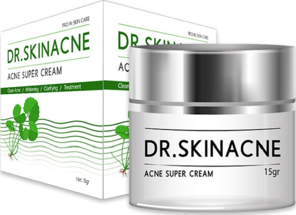 [Chính Hãng] Kem Sạch Mụn Dr.skinacne Giúp Dưỡng Trắng Da Xóa Thâm Liền Sẹo 15G