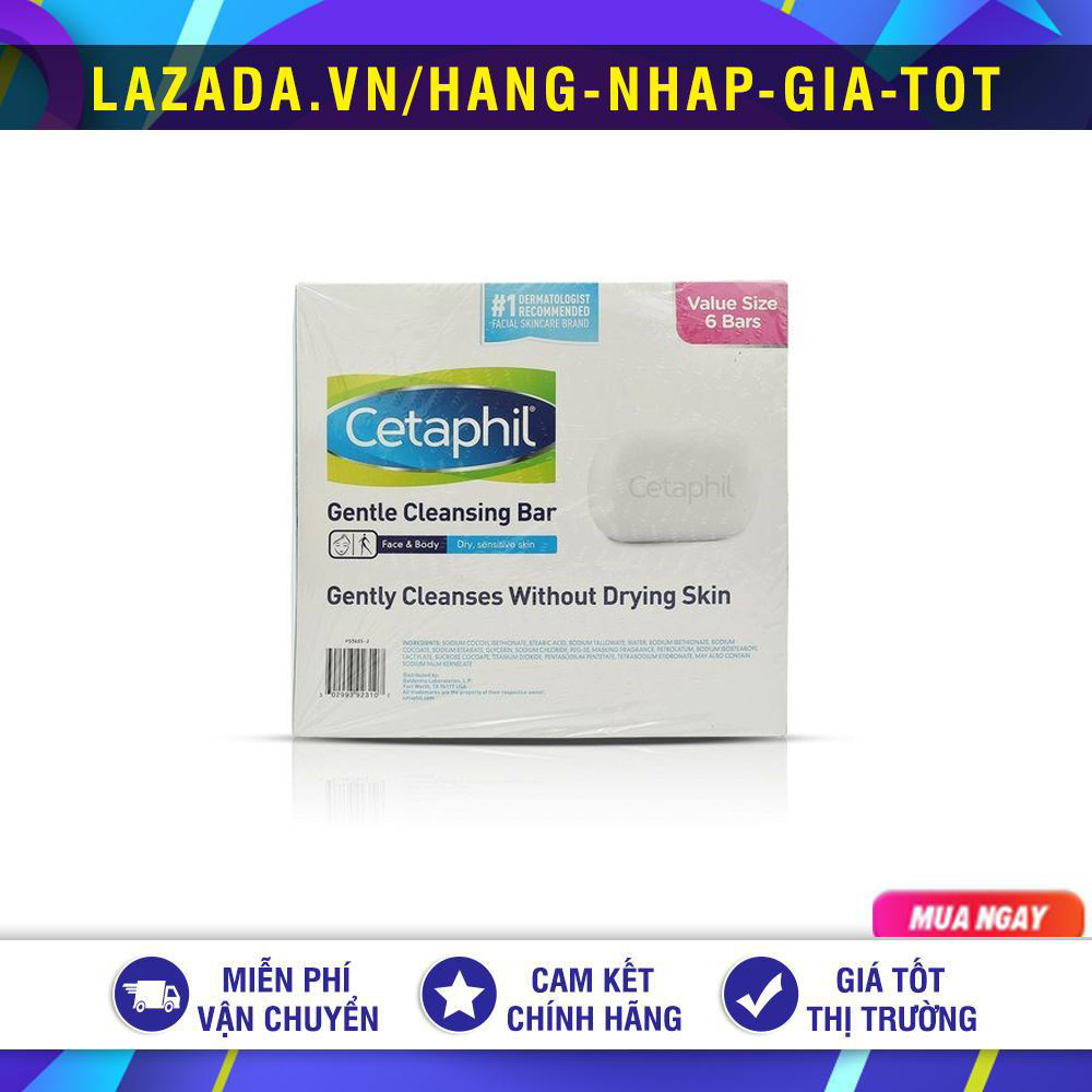 [HCM]Xà bông cục Cetaphil 127g chuẩn Mỹ ( 1 Viên )