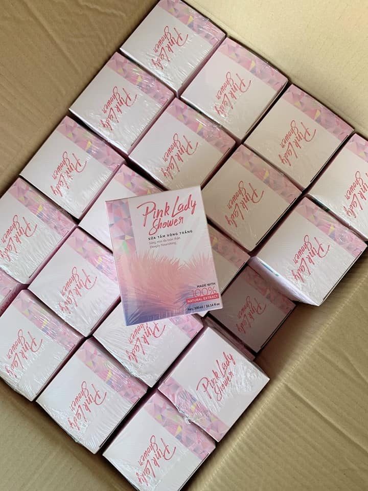SỮA TẮM XÔNG TRẮNG LADY PINK SHOWER