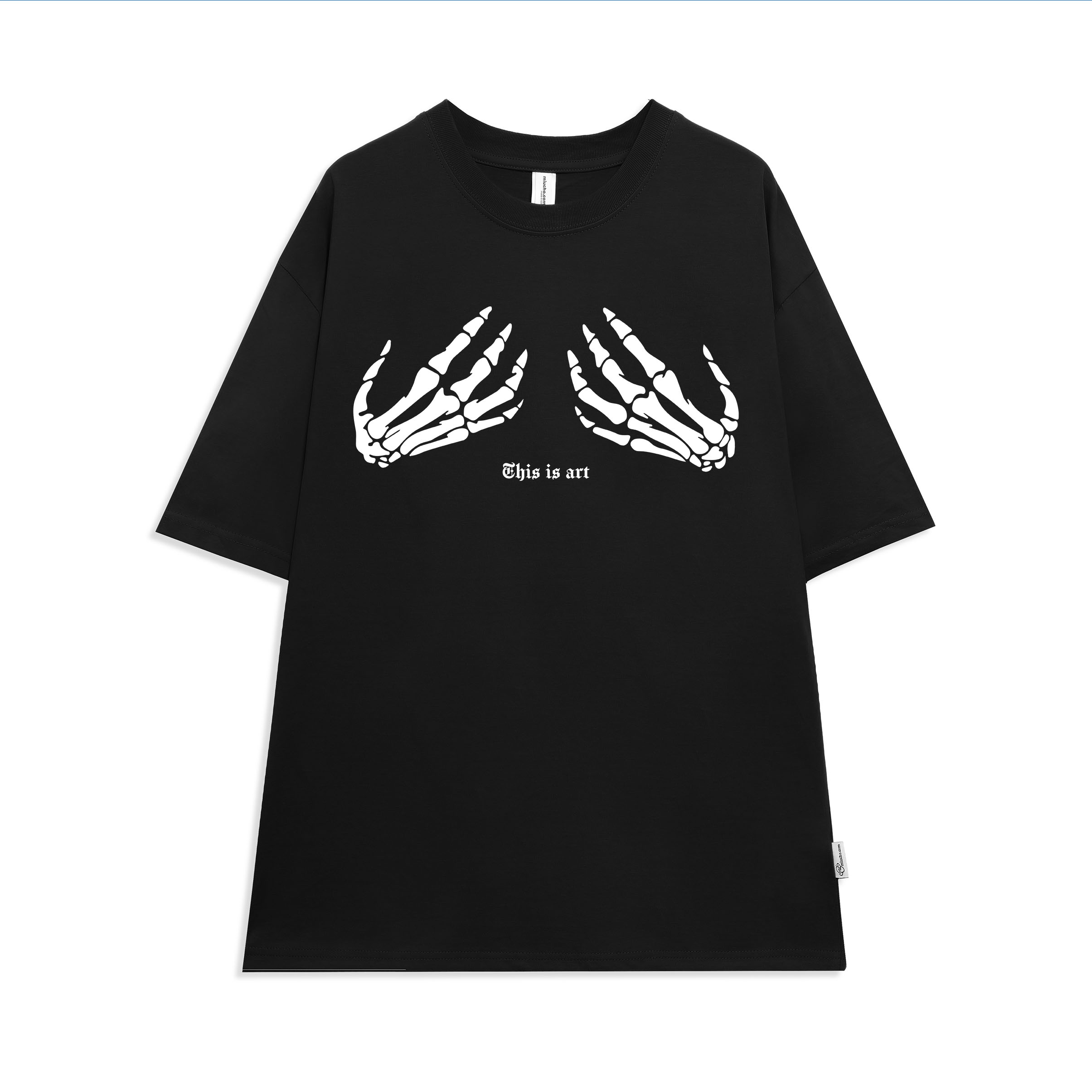 Áo thun tay lỡ form rộng đẹp oversize Áo thun trắng nữ tay lỡ hàn quốc cotton AT276 Miucho in Graphi