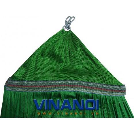 Lưới võng cao cấp loại tốt VINANOI dành cho khung võng em bé - màu xanh lá