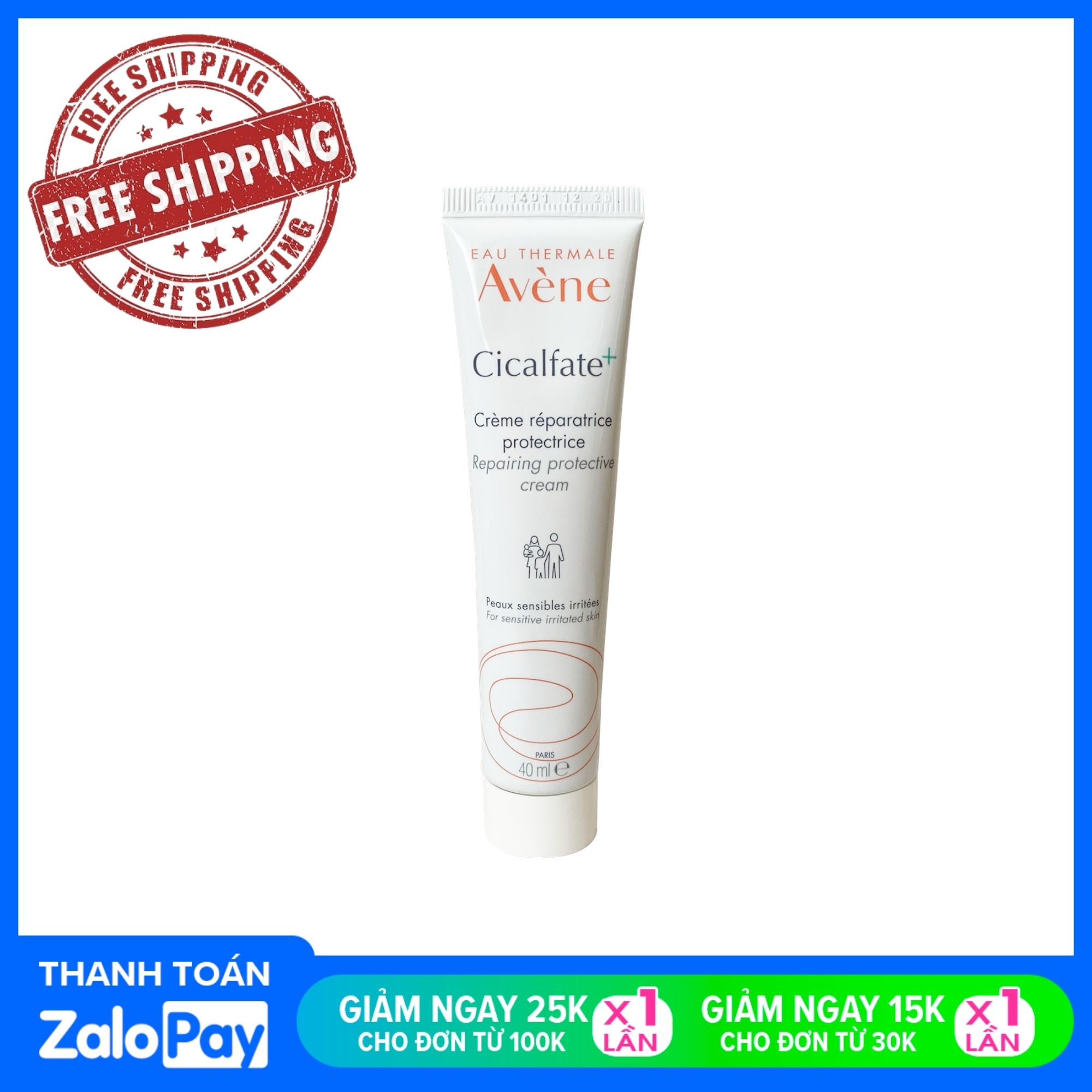 [HCM]Kem Dưỡng Làm Mờ Sẹo Phục Hồi Và Tái Tạo Da Avene Cicalfate Repair Cream 100ml