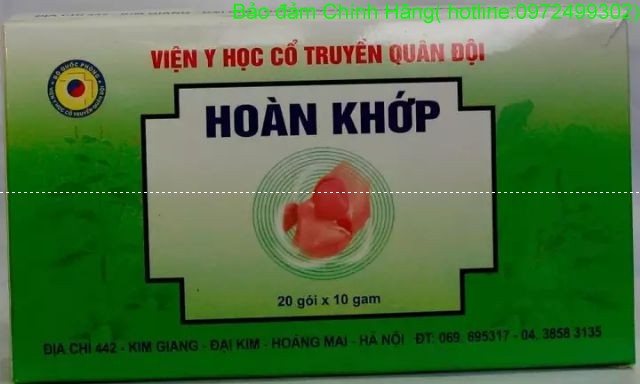 [ Chính hãng] LIỆU TRÌNH 2 THÁNG 6 HỘP HOÀN  KHỚP của Viện Y Học Cổ Truyền Quân Đội hỗ trợ trừ thấp mạnh gân cốtviêm khớp cấp tính mạn tính đợt tiến triển các chứng chân tay nhức mỏi khớp sưng nóng đỏ đau.