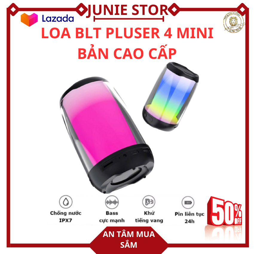 [ 2023 HCM ] Loa Không Dây Bluetooth jbl Pulse4 Mini Công Suất Cực Lớn 20W Âm Thanh Nghe Nhạc Hay Vớ