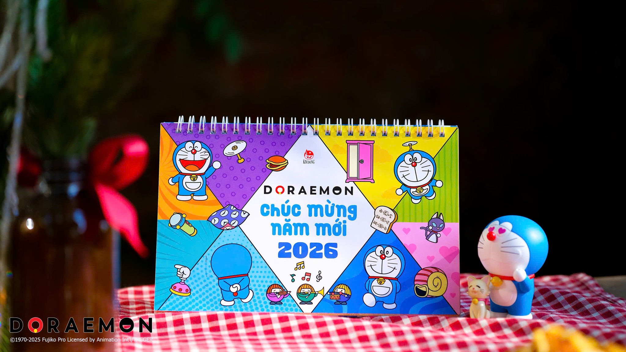 Lịch Bàn Doraemon 2026 chính hãng Kim Đồng (Chang Book)
