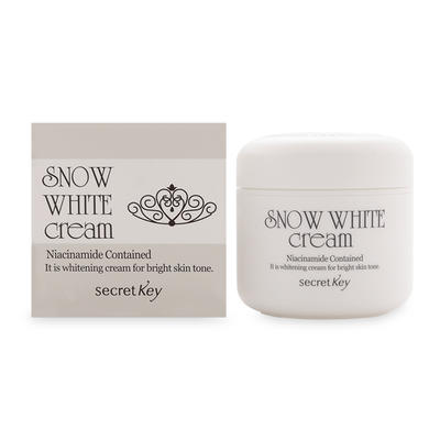 Kem Dưỡng da Secret Key Snow White dạng hũ và gói hỗ trợ làm sáng da
