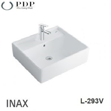 Chậu rửa mặt đặt bàn Inax - Lavabo đặt bàn Inax L-293V - Bồn rửa mặt đặt bàn Inax