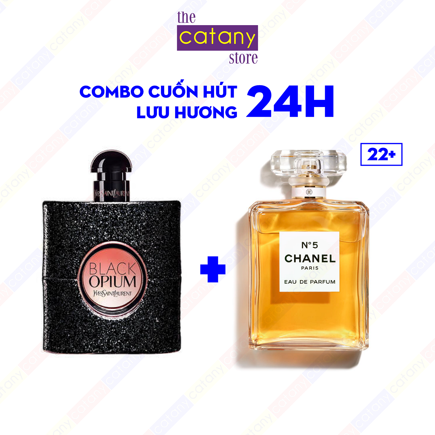 Combo 2 Chai Nước Hoa Nữ Mini Cuốn Hút Chiết Tinh Dầu Nhiều Lưu Hương 24H