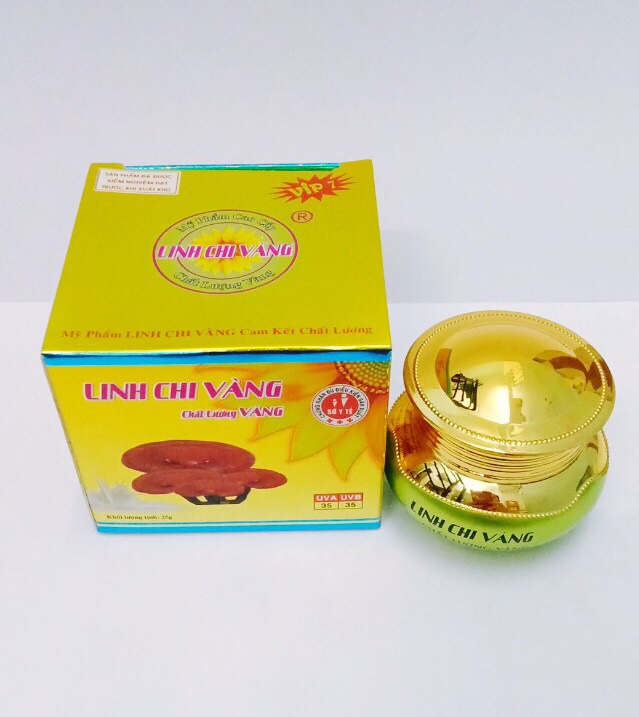 KEM SẠCH MỤN THÂM TRẮNG DA MỜ SẸO LINH CHI VÀNG 25G