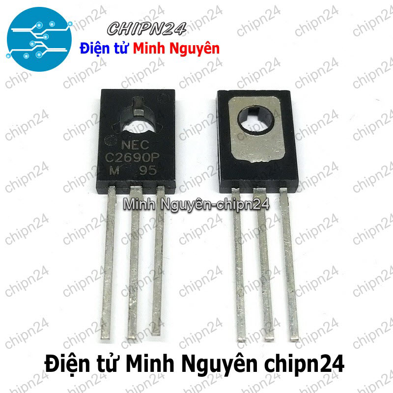 [2 con] (KT1) Transistor C2690A-Y TO-126F NPN 1.2A 160V (C2690A C2690 2SC2690A C 2690) - HH006932