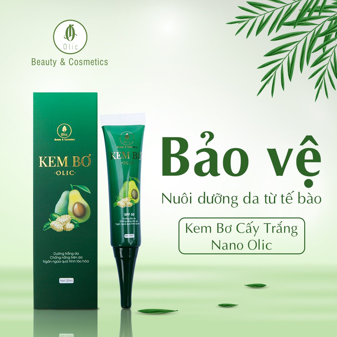 Kem Bơ Cấy Trắng Nano Olic