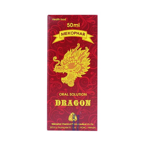 Dung dịch nước uống con Rồng Chai 50ml - Mekophar - Lạnh bụng - Đau bụng - Ăn không tiêu - Tăng cườn