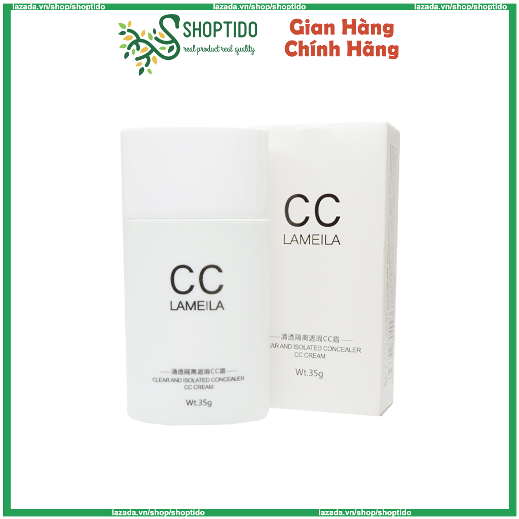 Kem Nền Lameila Clear & Isolated Concealer Cc Cream 35G Dạng Tuýp